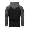 Cross-Border Spring and Autumn Men's Sweatshirt Sweatshirt Sweatshirt Zipper Multi-Pocket Pullover Raglan Sleeve Sports Casual Fleece Sweatshirt