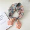 58 Floral Cotton Linen Scarf: Korean Ditsy Print Neckerchief for Spring, Summer, Autumn - Versatile Headband and Headscarf