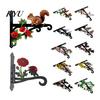 Gartendekoration Geschenke Wandmontierter Pflanzer Hängehaken, Tierisches Eisen Hängende Pflanzenhalterung, Einzigartige Rasenkunst Outdoor Heavy Duty Halter für Terrasse Hof