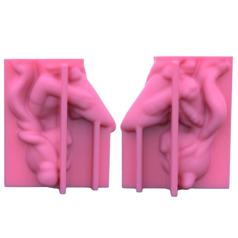 Flower Pot Silicone Mold Vase Epoxy Resin Mold Girl Holding Flowers Succulent Planter Pot Pen Holder Making Mold Crafts