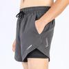 Herren Sommer Doppellagige Schnelltrocknende Lauf- & Basketballshorts