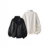 Mens Premium Bomber Jacket With Stand Collar Windproof Water Resistant Lightweight Outerwear Fall Casual Wear