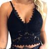 Helicopter-Women Plus Size Vest Crop Wireless Bra Lingerie Sexy V-Neck Underwear Camisole
