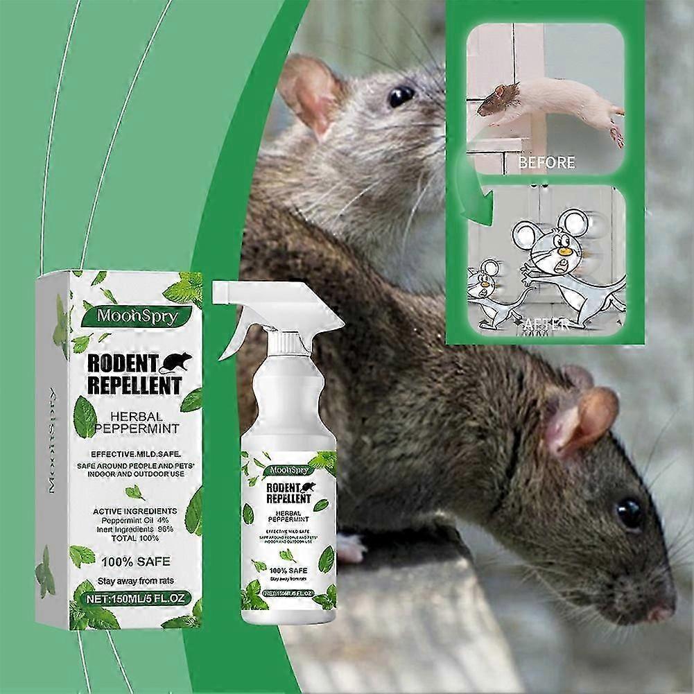 Squirrel-Rodents Deterrent Spray Long-Lasting Indoor Outdoor Protection for Truck Auto