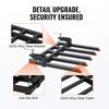 Clamp On Debris Forks To 48" Bucket, 2600 Lbs Capacity Heavy Duty Clamp On Pallet Forks Bucket Attachments, Fit for Loader Bucket Skidsteer Tractor To