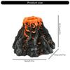 Realistics Aquariums Volcano Ornaments Resins Large Fish Tanks Accessory for Bettas and Other Small Fishes