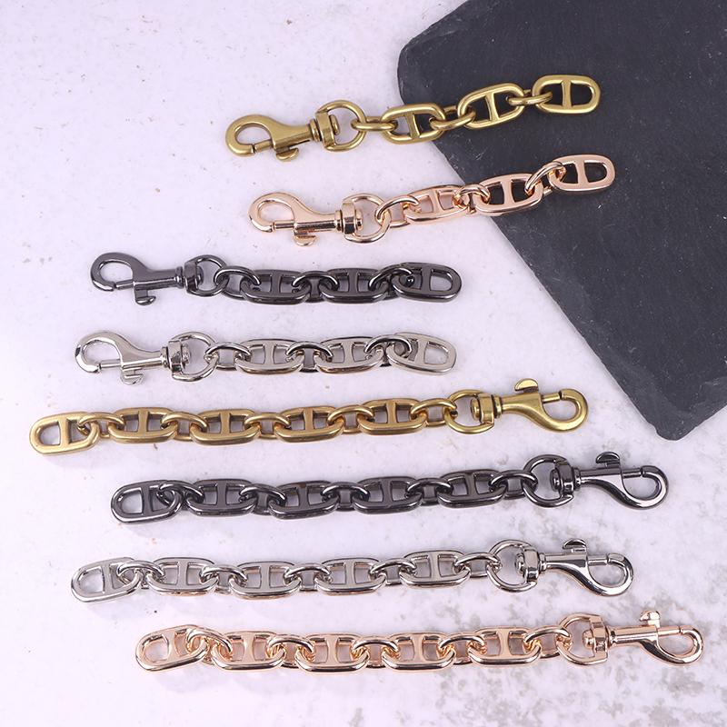 Cadena de Extensión para Bolso de Aleación Cadena Metálica con Gancho Redondo Transformación de Bolso de Axila Hombro Bolsos Cruzados Cadena de Extensión