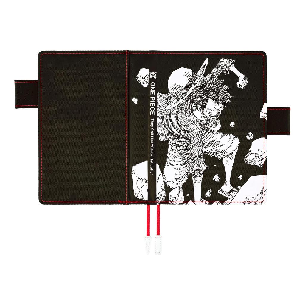 Hobonichi Techo Original Notebook Cover ONE PIECE Hat Luffy BLACK (A6) Magazine/Straw