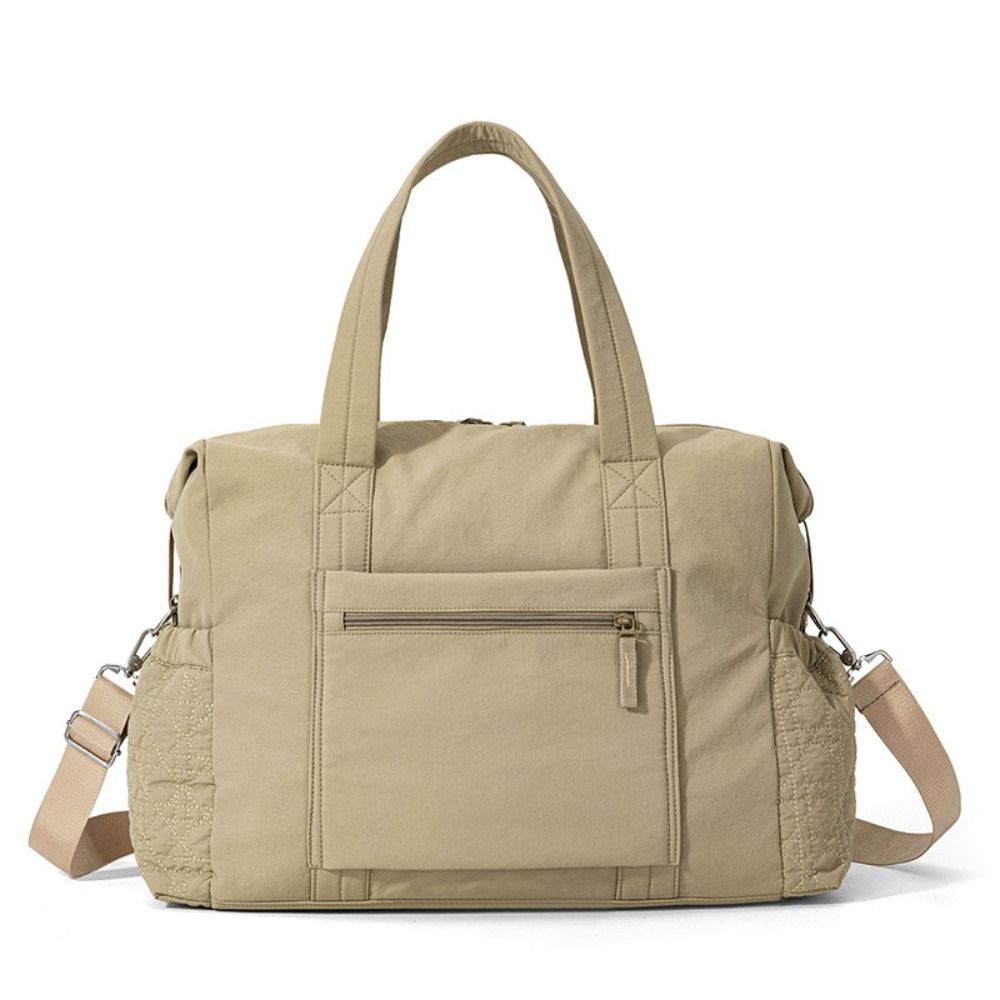 Large Capacity Mommy Bag Solid Color Nappy Bag Personalized Shoulder Bag  Women