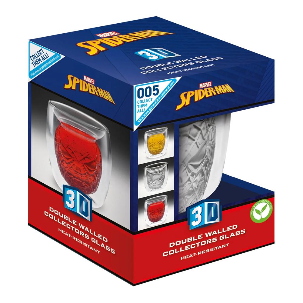 Spider-Man Head 3D Glass