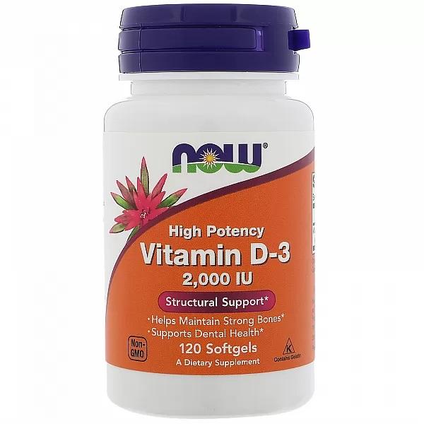 Now Foods Vitamin D-3 2000iu