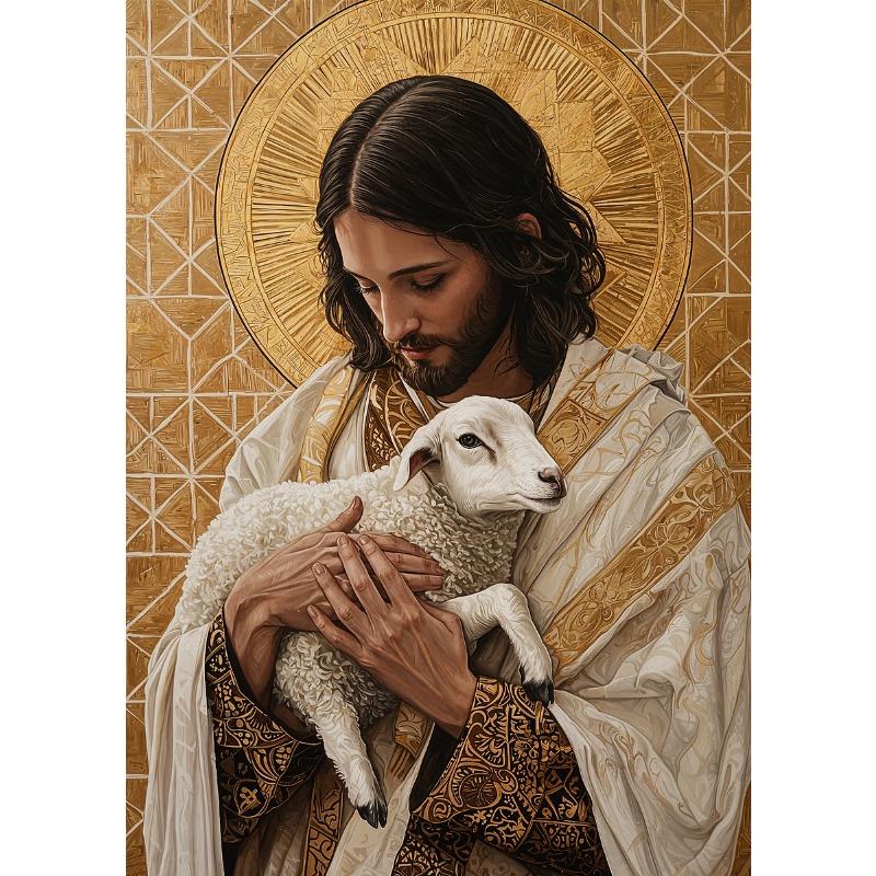 

Ретро Постеры Иисуса Христа Классические Принты Библейских Портретов Молитвенная Забота Холст Картина Настенные Картины Декор для Дома Гостиной 21cm×30cm NoFrame