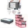 Clothes Storage Bin With Foldable Design And Large Capacity For Bedroom Organization