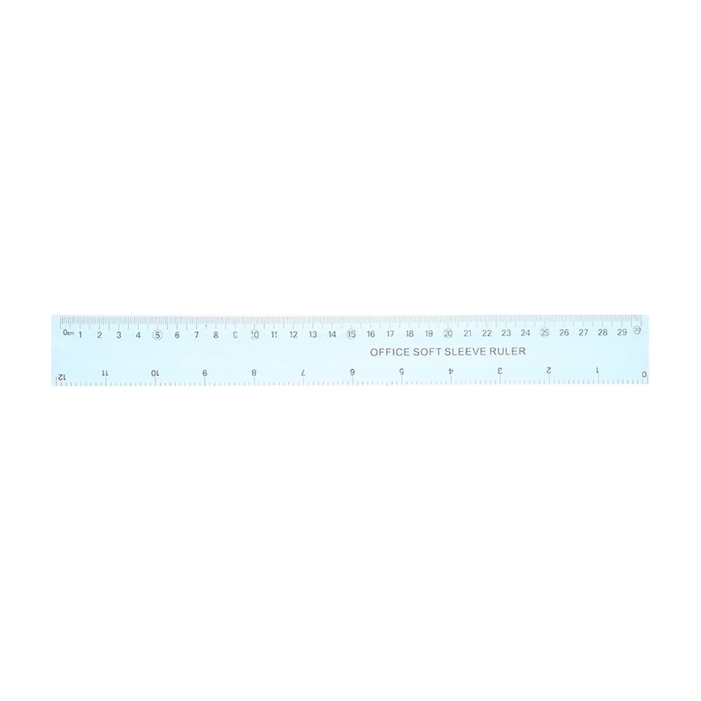 Sky-blue Ceramic Measuring Ruler 37*5.5cm Clay Ruler  For Pottery Lovers