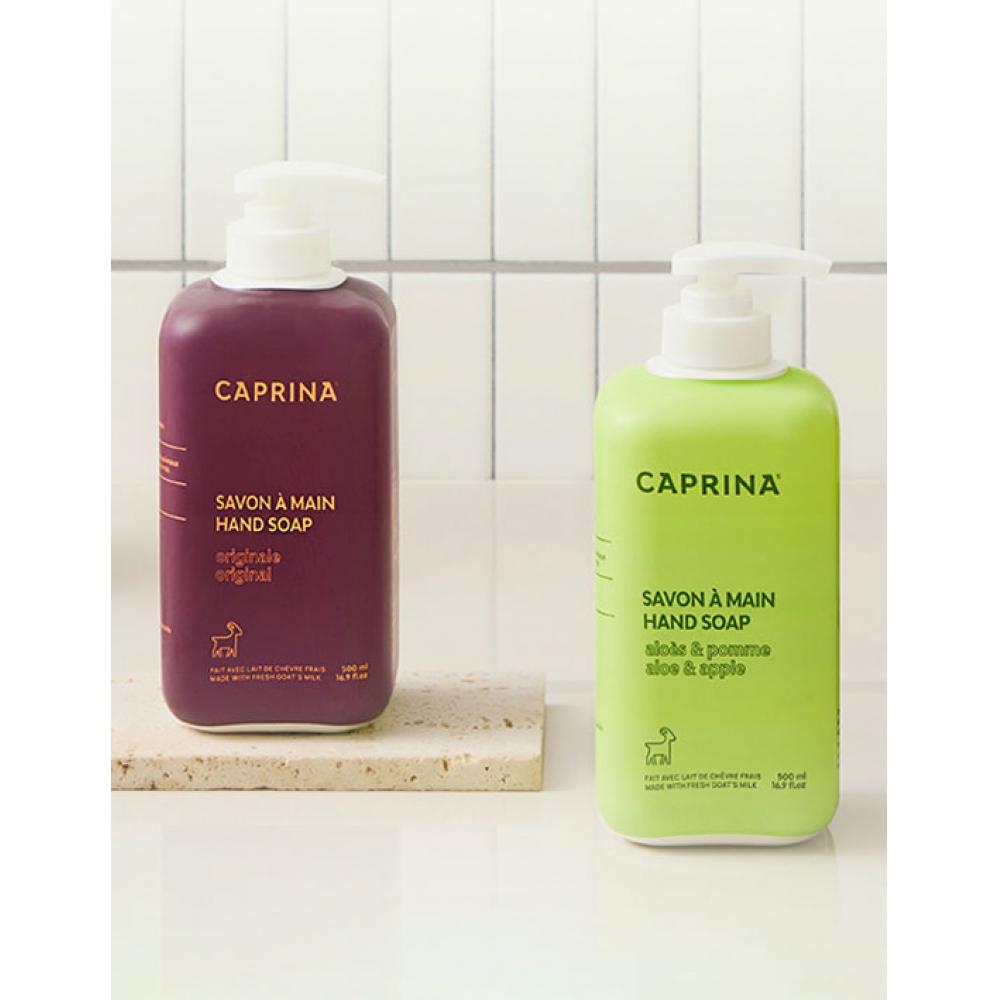Caprina Goat Milk Liquid Hand Soap 500ml  Aloe   Apple Fragrance