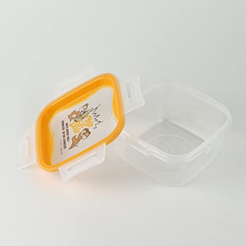 Pearl Metal Disney Storage Container, Square, Small, Chip & Dale, Made in Japan, WD-9054