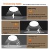 Ultra-thin Radar Induction Ceiling Light: Voice and Motion Activated for Stairwells and Corridors, Waterproof and Dustproof
