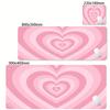 Minimalist Love Heart Wave Mouse Pad Large Office Natural Rubber Desk Mat Waterproof Desktop Keyboard Deskmat Gaming Mousepad