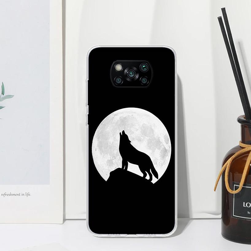 Angry Animal Wolf Fierce Phone Case For Xiaomi Poco X7 X6 X5 M7 M8 Pro F7 Ultra Redmi 15C 15 13C 13 12C 12 10 10C 10A Art Fundas