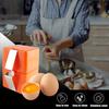 ABS Egg Cracker for Raw Eggs Breaker Egg Shell Cutter and Stainless Steel Egg Strainer Egg Yolk White Separator (1)