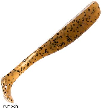 Zman Soft Lure Slim SwimZ 2.5 Inch 8/Pack Pumpkin (9368)