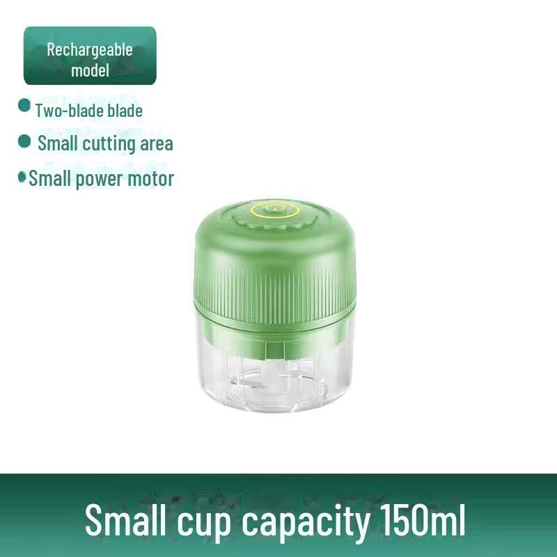 Compact Wireless Electric Garlic Masher – Multi-Function Mini Food Processor