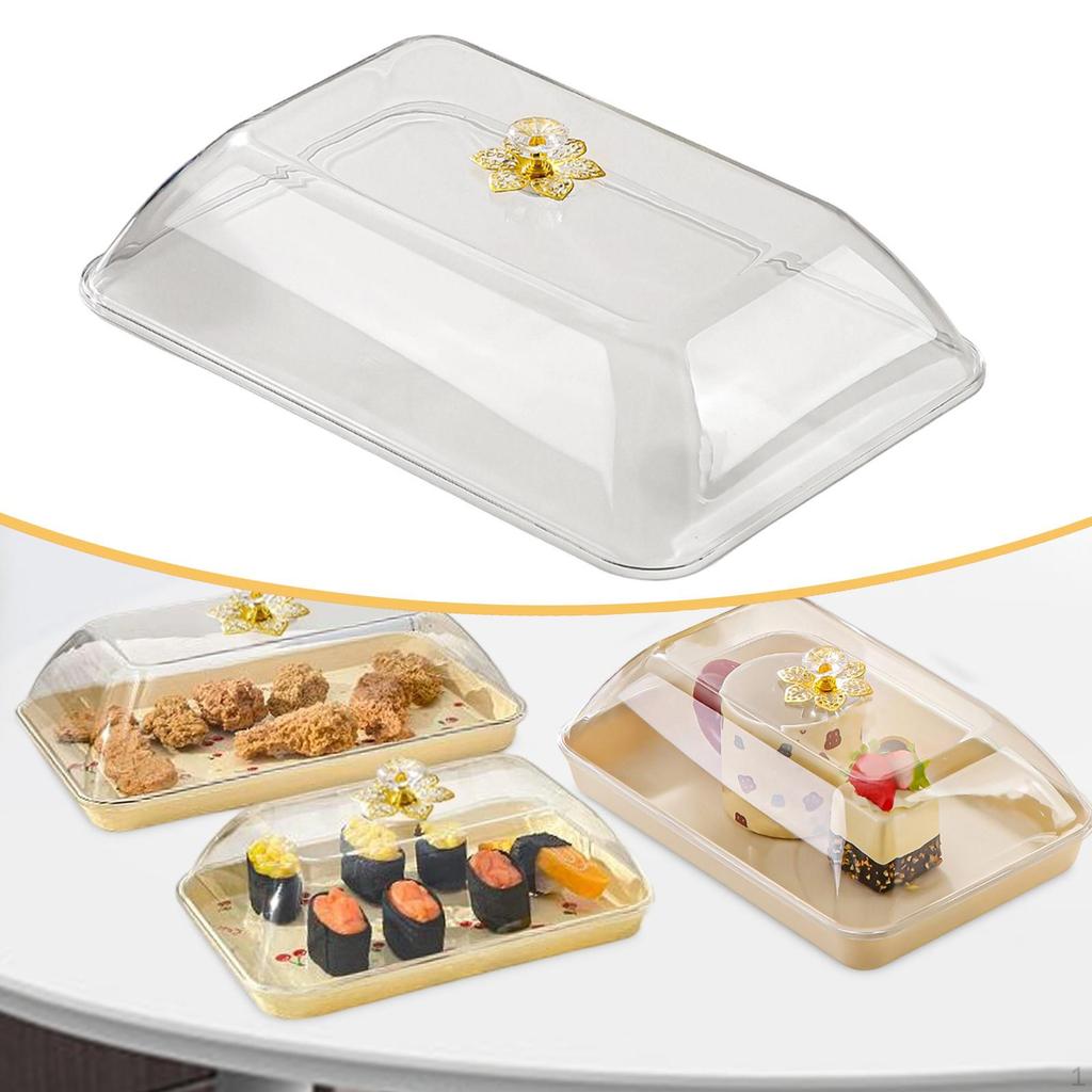 Cake Stand Cover Lightweight Protection Rectangular Food Net for Boards Cheese Donuts Outside