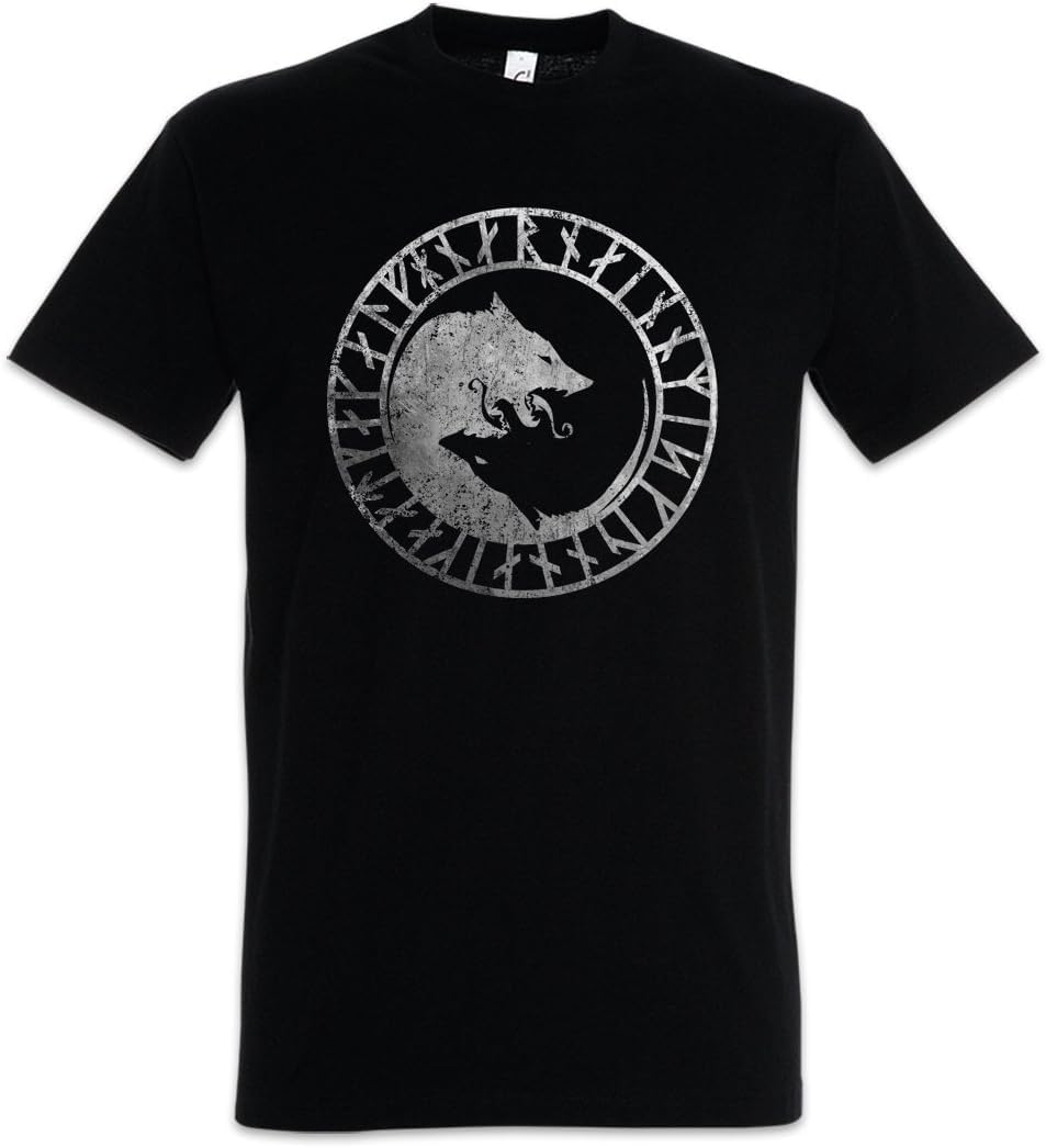 Geri and Freki Men T-Shirt M чёрный