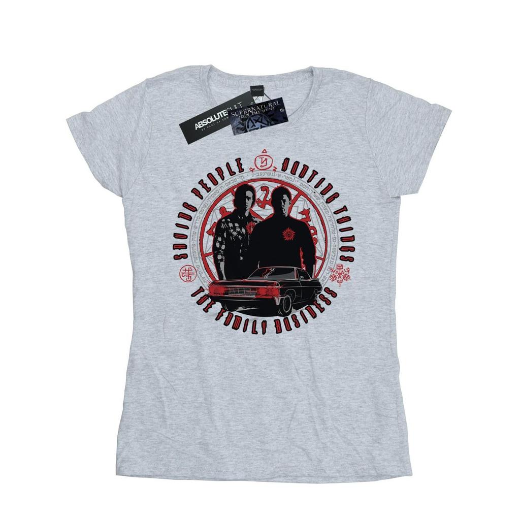 Supernatural Womens/Ladies Family Business Cotton T-Shirt