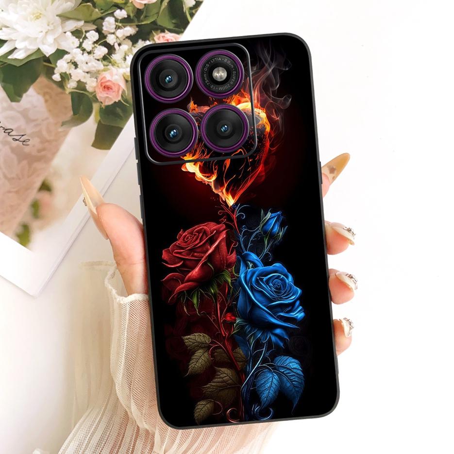 For Motorola Edge 60 Fusion Case Edge60 S Luxury Candy Painted Cover Soft Silicone Case For Motorola Edge 60 Pro Edge60 5G Shell