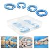 4/8Pcs Dental Rubber Dam Clamps Dam Rubber Barrier Clip Resin Materials Autoclavable 134℃ Dentist Tools Dental Lab Tool