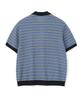 MILLO ARCHIVE Farnen Half Collar Knit [Mid Blue]