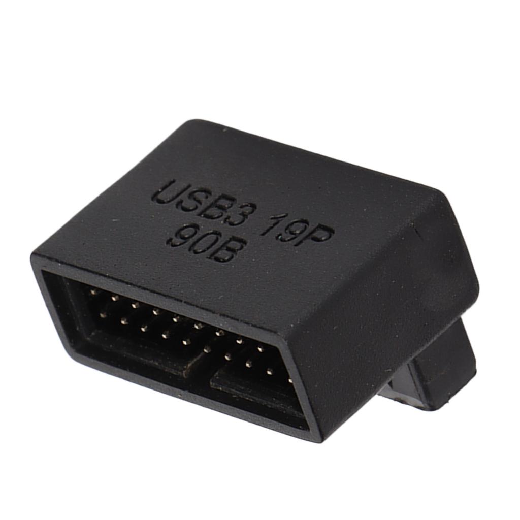 USB 3.0 90 Degrees  Adapter Multilayer Circuit Board Easy Installation 1920Pin Power AdapterPH19B