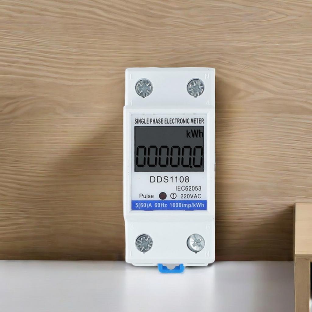 60A Energy Meter Display Easy To Install Efficient