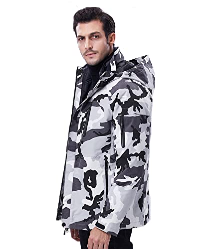 Snowboarding Mountain Cold Outdoor Thermal 3in1 Mountain Climbing Light L [CLARIBEL] Jacket, Men's Wear, Parka, Protection, Skiing, Windproof,