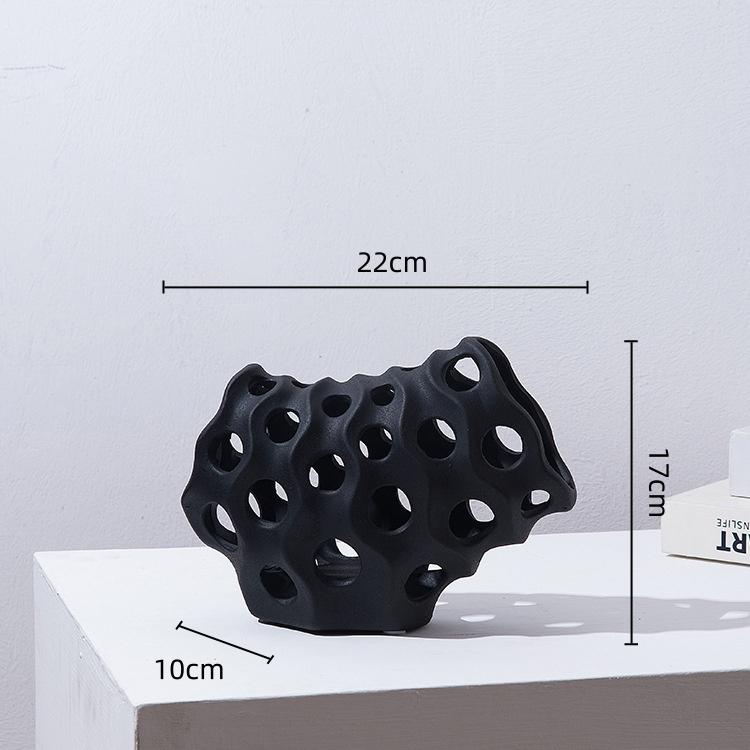 

Resin Handicraft Hollow Coral Geometric Sculpture Sea Creature Statue Coralline Decorative Figurines Home Decoration Accessories