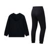Li-Ning Warm Hooded Sports Versatile Long Sleeve Comfortable Sweatpants Hoodie Set Unisex sets AWDUE95-11+AKLUA73-6
