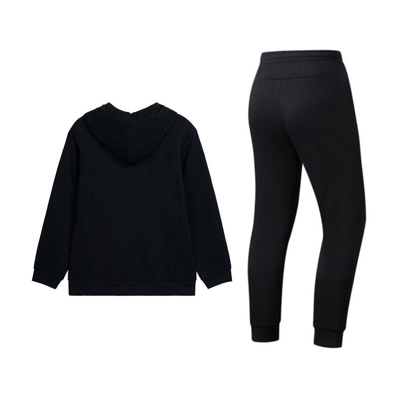 Li-Ning Warm Hooded Sports Versatile Long Sleeve Comfortable Sweatpants Hoodie Set Unisex sets AWDUE95-11+AKLUA73-6