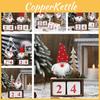 Christmas Ornament Elderly Pinecone Calendar Elderly Xmas Garnish Countdown