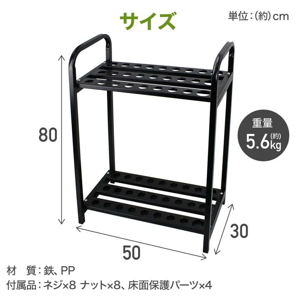 Bonarca Golf Club Stand Indoor 27 Clubs Storage Large Capacity Storage Golf Club Stand Golf Club Rack Stand Holder Width 50cm Depth 30cm Height 80cm