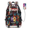 Schoolbag Male Whirlpool Naruto Akira Kaleidoscope Backpack Female High School Junior High School Student Luminous Backpack Big