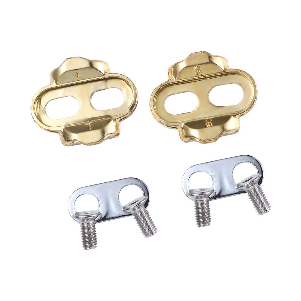 Locking Plate Bicycle Pedal Lock Tabs Crank Cleats Screw Set Bicycle Pedal Cleat Bike Shoes Cleats