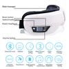 Masajeador De Ojos Con Calor Y Música Bluetooth Smart Air Compression Eye Massager for Fatigue Relief Christmas Gift Sleep Mask