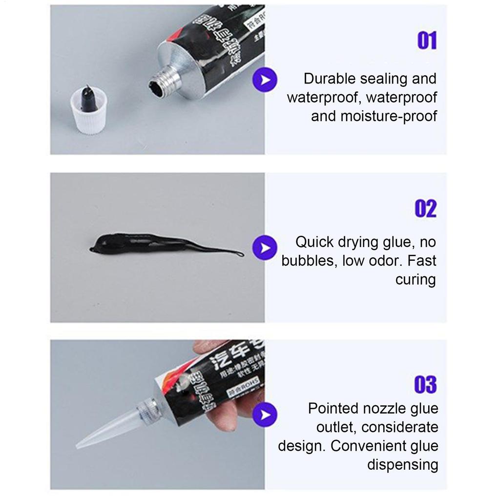 1PC Car Windshield Sealant Fast Curing Window Sealant Compound Automotive Glass Glue For Window Mobile Screen Cure