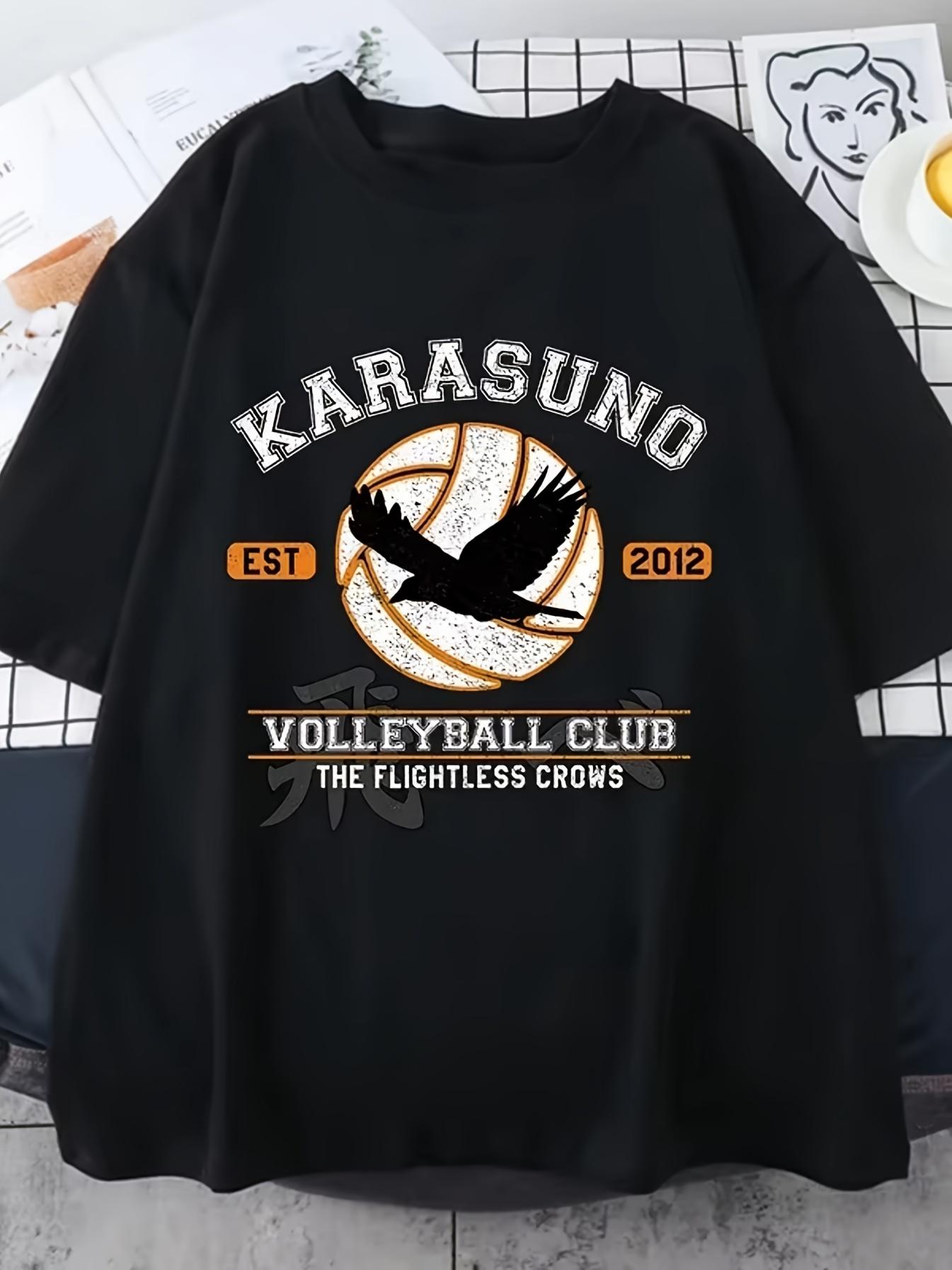 Kuroo Volleyball Graphic T-shirt - 90s Retro Design with Japanese Anime Artwork XXL