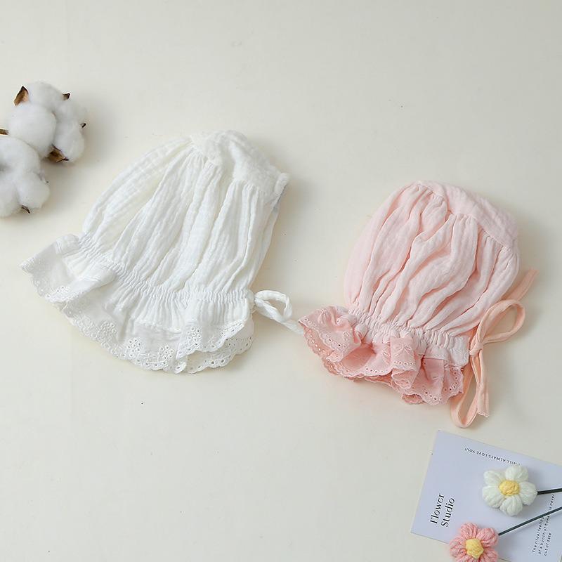 Sweet Spring & Autumn Flower Bucket Hat for Baby Girls