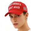 New Four-Season Baseball Cap, Stylish Red, Versatile, Fashionable European and American Style Visor Hat