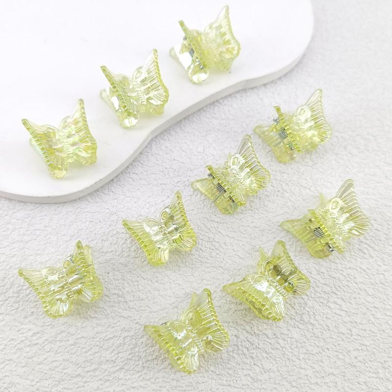 

10 шт. Мини-зажимы для волос в виде бабочек, красочные, модные, милые, маленькие зажимы, разноцветные заколки для волос для девочек, заколка для волос, аксессуары для волос