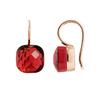 Earrings - LOVA LOLA VAN DER KEEN - Red Crystal - 925 Sterling Silver - Rose Gold - Woman