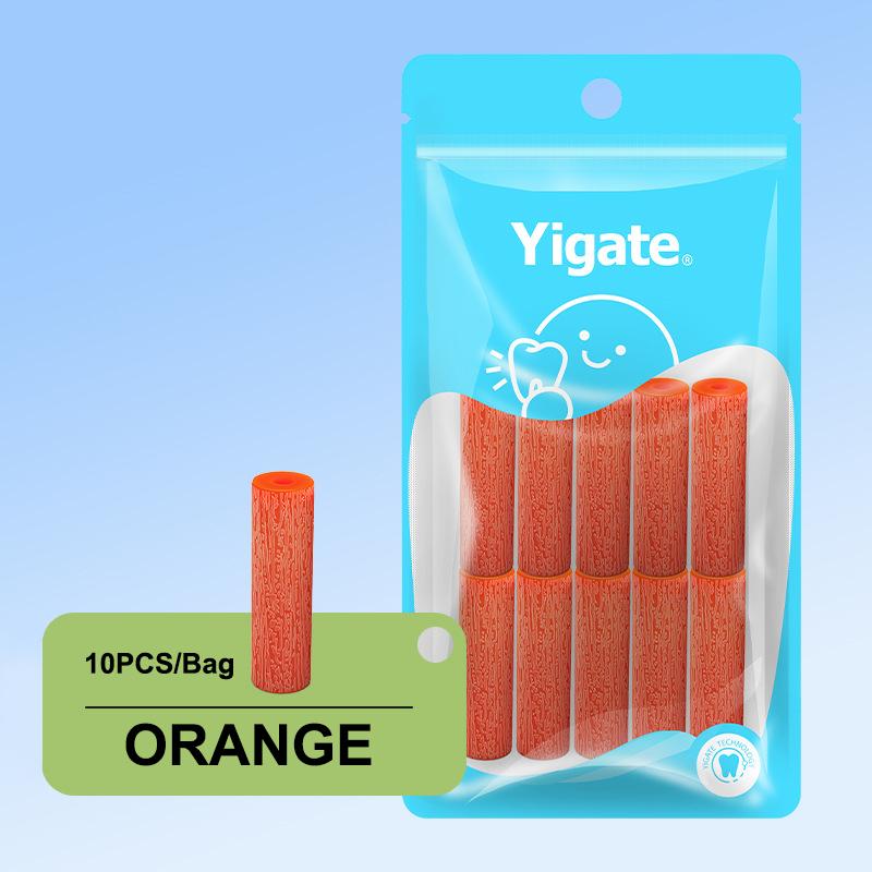 10Pc Dental Stick Fruit Flavor Orthodontic Bite Aligner Chewies Silicone Teeth Stick Bite Tree Pattern Design Tooth Chew Aligner